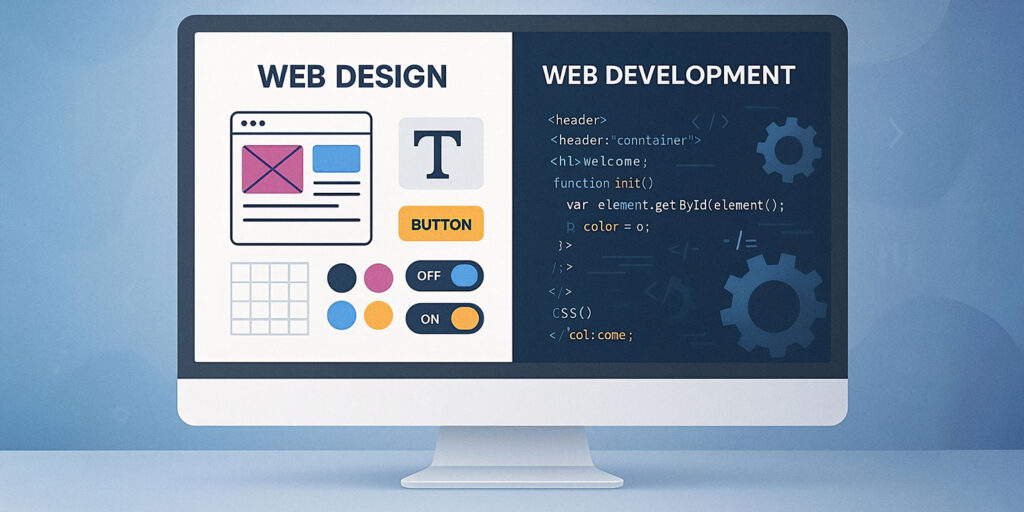 Aprende las diferencias entre diseño web y desarrollo web y cómo aplicarlas para optimizar tu página y mejorar tu estrategia de marketing digital.
